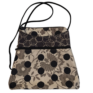 MARUCA Spree Floral Tapestry Jacquard Fabric Crossbody Bag